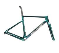 TRIAERO Graro UCI Carbon Gravel Bike Set telaio T47&UDH 49/52/54/56/58 cm (camaleonte, 58 cm)