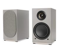 Triangle - Diffusori Attivi AIO TWIN - Diffusori da Libreria Wi-Fi & Bluetooth con Amplificatore 2x 50W - Audio HD - Ingressi PHONO/Piatto + TV Ottico - 165 x 304 x 235 mm - Grigio Lino (Coppia)