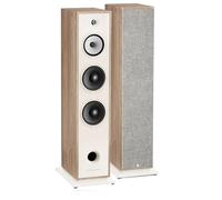 Triangle - Altoparlante Colonna Hi-Fi BOREA BR10 - Potenza Massima 200W - Sensibilità 92 dB/W/m - Speaker da 21 cm - Musica e Home Cinema Versatili - 245 x 1110 x 380 mm - Rovere Chiaro (Coppia)