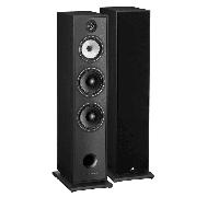 Triangle BR10 Diffusore Passivo da Pavimento Nero (Coppia)