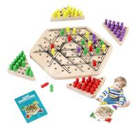Triangle Chess - Game competitivo con cavo elastico | Piattaforma originale Riflessione rapida, animazione del gruppo serale domestico, partecipanti, assistente per il di educazione, coordinamen
