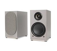 Triangle - Diffusori Attivi AIO TWIN - Diffusori da Libreria Wi-Fi & Bluetooth con Amplificatore 2x 50W - Audio HD - Ingressi PHONO/Piatto + TV Ottico - 165 x 304 x 235 mm - Grigio Lino (Coppia)