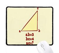Triangle Length Illustration Pattern Mousepad Antiscivolo Tappetino per Mouse Piccolo Mouse Pad per Ufficio Gaming Casa 25X30Cm