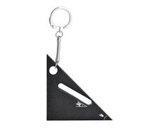 Triangle Measuring Tool, Alloy Metal Triangle Ruler Protractor