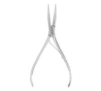 triangle Pinza per Lische Pesce - Acciaio Inox, 16,5 cm | Pinza professionale per spine pesce - giunto senza gioco, molla a scatto, punta seghettata - lavabile in lavastoviglie
