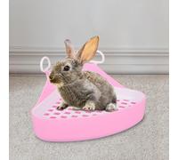 Triangle Potty Trainer Tray Pet Pan Corner Lettiera per criceto Rat Cage