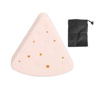 Triangle Powder Puff Case Dustproof Silicone Beauty Makeup Sponge Holder Travel Case Pink