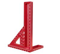 Triangle Ruler - Multi-Angle Measuring Tool For Miter Layout | Aluminum Alloy With 3D Protractor, High Precision Square For Engineers Carpenters DIY Crafts Construction Drafting Projects