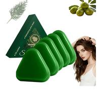 Triangle Solid Shampoo & Balsamo Bar - Volumizzante, Controllo dell'olio e ispessimento per capelli maturi e tutti i tipi - Rafforza e leviga i capelli, delicatamente su capelli e cuoio capelluto per