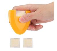 Triangle Tailors Chalk, Tailor Wheel Fabric Marker Sewing Chalk Professional Sewing Fabric Tools Embroidery Craft Accessories (Yellow)