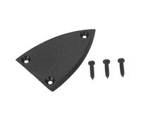 Triangle Truss Rod Cover Cover a 3 fori Plastic Protective Sostitucement for Guitar Black
