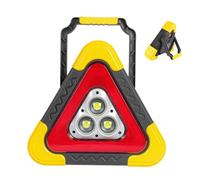 Triangle Warning Light - Beacon LED di Emergenza a energia Solare | Modes Sicurezza Luci da Strada | per la Lampada di Segnale Lampeggiante per Campeggio per Campeggio per Auto per Escursioni ricaric