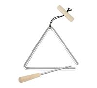 Triangoli a percussione a mano - Triangolo in acciaio per strumenti | musicali a mano | Campana a percussione triangolare in acciaio con percussioni per l'educazione ritmica