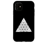 Triangoli a piramide spirituale Trippy Trippy Geometria Sacra Custodia per iPhone 11