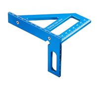 Triangoli in alluminio a doppia scala Righello Angoli Quadrati Cercatori 45 90 Gradi Per Carpenteria Lavorazione Del Legno Misure accurate Addensato Angoli Antiscivolo Strumento di Misura