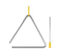 Triangolo a percussione a mano | Strumento triangolare portatile | Strumento musicale triangolare, strumento di illuminazione musicale con percussioni per cena, musica in classe, educazione alla