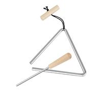 Triangolo a percussione manuale, strumento musicale in acciaio, strumento portatile a percussione triangolare per l'educazione mattutina genitore-figlio