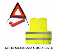 TRIANGOLO AUTO EMERGENZA OMOLOGATO E11+GIUBBINO GILET CATARIFRANGENTE IN OMAGGIO