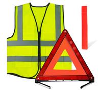 Triangolo Auto Omologato Kit 2in1Kit Auto Emergenza Triangolo Auto omologato