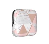 Triangolo bianco rosa, Borsa porta assorbenti, borse per il ciclo, borse per tamponi per donne e ragazze adolescenti