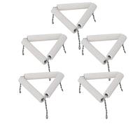 Triangolo del crogiolo, supporto per crogiolo triangolare di fango da laboratorio da 5 pezzi 55 mm per prevenire lo scoppio del supporto chimico