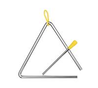 Triangolo di acciaio con mazza Percussione manuale idiofono Strumento musicale per l apprendimento del ritmo e educazione precoce