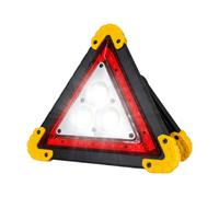 Triangolo di emergenza a LED pieghevole - Segnaletica di sicurezza riflettente a carica rapida Triangolo di emergenza luminoso | Indicatore di avviso portatile ad alta visibilità per uso este