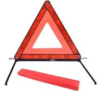 Triangolo di Emergenza per Auto Pieghevole per segnali di Pericolo, Triangolo di Emergenza con Il Quale Viene visualizzato in Caso di sosta temporanea o guasto del Veicolo, con Box portaoggetti