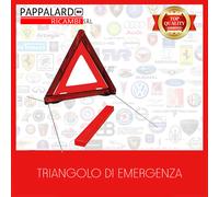 TRIANGOLO DI EMERGENZA PER VEICOLI CON CUSTODIA ROSSA PER AUTO, CAMPER, CAMION