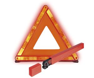 Triangolo di ripartizione Triangolo di avviso con faretra rossa