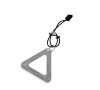 Triangolo di sicurezza riflettente - ciondolo per zaino da sella a V | Microprisma PVC Double Face Riflettente, Visibile A 200 M; Fascetta Elastica; Ideale Per Ciclismo, Jogging,