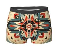 Triangolo Geometrico Etnico del Sud-Ovest Uomo Underwear Leggeri Boxer Shorts Aderenti Boxer Slip L