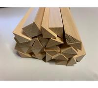 Triangolo listello in legno massello mm.20x20 pezzi 30 cm 23 totale metri 6,90