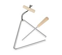 Triangolo musicale Strumento Triangolo Acciaio Battitore Campana Strikers | Battitore a mano per l'educazione al ritmo Cena Campana Suonerie Musica in aula