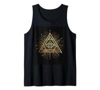 Triangolo Occhio Visione Saggezza Simbolo verità Canotta