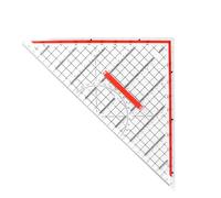 Triangolo righello - Strumenti di geometria matematica trasparente, righelli di geometria | Per architetti designer di ufficio ingegneri studenti disegno artistico pittura matematica kit di strumenti