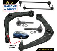 Kit Triangolo Braccio Sospensione 6 Monete Anteriore Pinze per 206 1.4 1.6 2.0