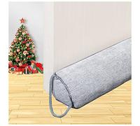 Triangolo sotto la porta paraspifferi bloccante rumore 81 cm per porta inferiore guarnizione aria isolamento e isolamento acustico, altamente resistente alle intemperie, raschietto per serpenti,