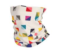 Triangolo Stampa Geometrica Sci Copertura Del Viso Freddo Sciarpa Per Uomo Donna, Scaldacollo Ghetta Per Sci Corsa