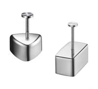 Triangolo Sushi Maker for Mold 2pcs Acciaio Inox Palla di Riso Pressa per Onigiri Lunch Box Giapponese Gadget Cucina 9,7 cm