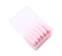 Triangolo Velluto Soffio for Pizza Farina for Pizza Mini Trucco Viso Spugna Cosmetici Lavabile Strumento for Il Trucco Leggero (Color : Pink 6pcs)