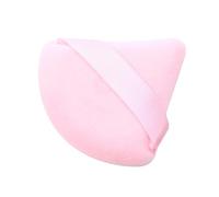 Triangolo Velluto Soffio for Pizza Farina for Pizza Mini Trucco Viso Spugna Cosmetici Lavabile Strumento for Il Trucco Leggero (Color : Pink 1pc)