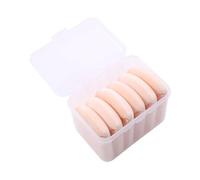 Triangolo Velluto Soffio for Pizza Farina for Pizza Mini Trucco Viso Spugna Cosmetici Lavabile Strumento for Il Trucco Leggero (Color : Skin color 6pcs)