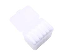 Triangolo Velluto Soffio for Pizza Farina for Pizza Mini Trucco Viso Spugna Cosmetici Lavabile Strumento for Il Trucco Leggero (Color : White 6Pcs)