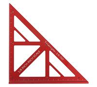 Triangolo Woodworking Triangle Rulero in lega di alluminio grande strumento di misurazione del manometro ad angolo retto multifunzionale per il disegno industriale