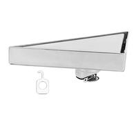 Triangular Corner Floor Drain | 304 Stainless Steel Concealed Shower Drain | Smell & Clog Control for Bathroom/Balcony/Kitchen | Easy Installation, Oxidation Managed