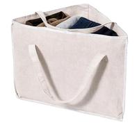 Triangular Hangable Container - Closet Hanger Organizer Bag - Clothes Hanger Organizer Fabric Case - For Laundry Room Drying Rack Small Space College Students Housewife