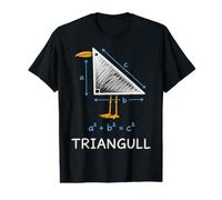 Triangull Gabbiano Divertente Teorema di Pitagora Matematica Pun Bird Maglietta con Stampa Grafica Economica