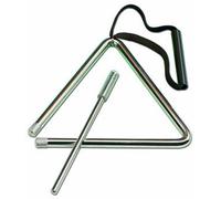 Triángulo de acero fino, 30 cm. Muy buena sonoridad. Batidor incluido.