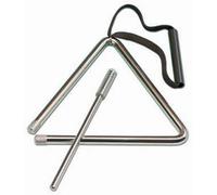 Triángulo de acero grueso, 15 cm. Muy buena sonoridad. Batidor incluido.